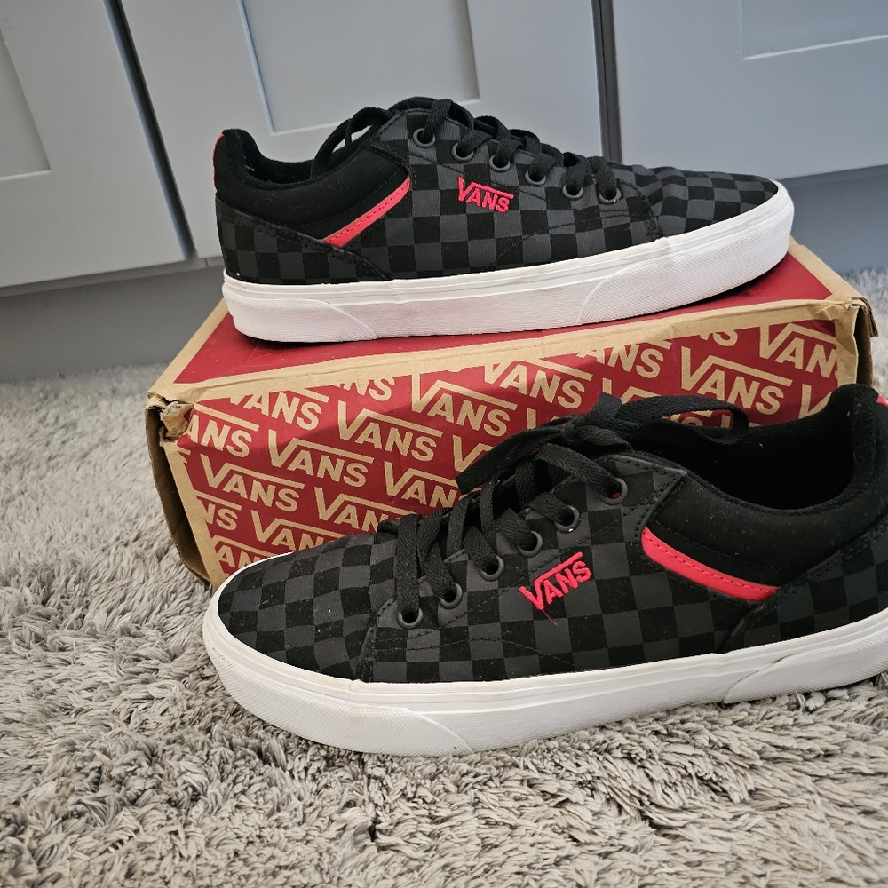 Vans Seldan Checkerboard Men's Skate Shoes Men's - 8.5 - Picture 2 of 6